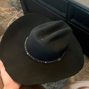 Justin’s cowboy hat, easy to fix up, low maintenance.